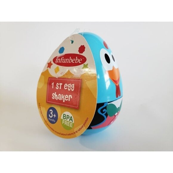 Infunbebe 1st Egg Shaker Toy For Babies Shaker Toys For Kids - Picture 2 of 11